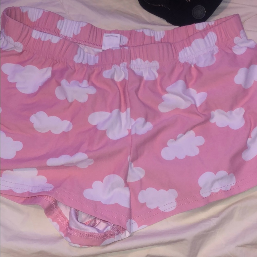 cloud pajama shorts